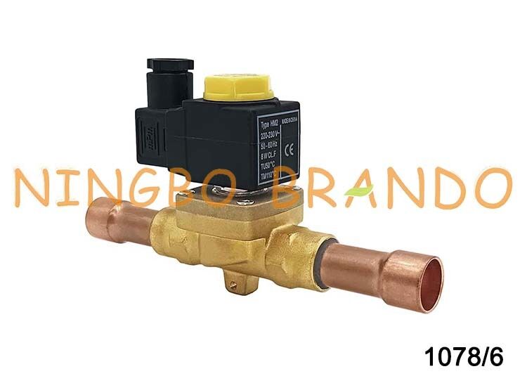 Zawór elektromagnetyczny chłodniczy Castel typ 1078/6A6 3/4 '' calowy 24 V 110 V 220 V