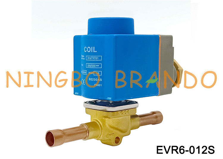 Zawór elektromagnetyczny Danfoss typ 032L1209 1/2 cala ODF EVR6 24 V 110 V 220 V