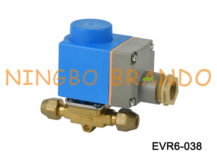 Zawór elektromagnetyczny Danfoss typu 3/8'' EVR6 3/8 cala 10 mm kielich 032L8072