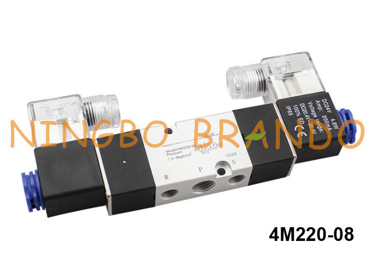 4M220-08 Zawór elektromagnetyczny Namur typu Airtac, 5-drożny, 2-pozycyjny