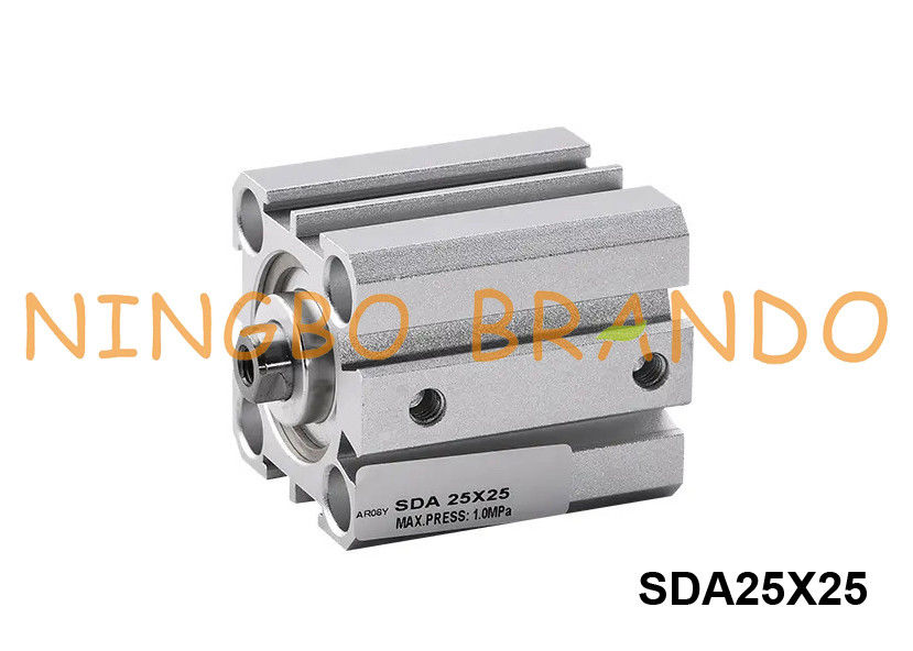 Kompaktowy siłownik pneumatyczny typu Airtac SDA25X25 25 mm Otwór 25 mm Skok