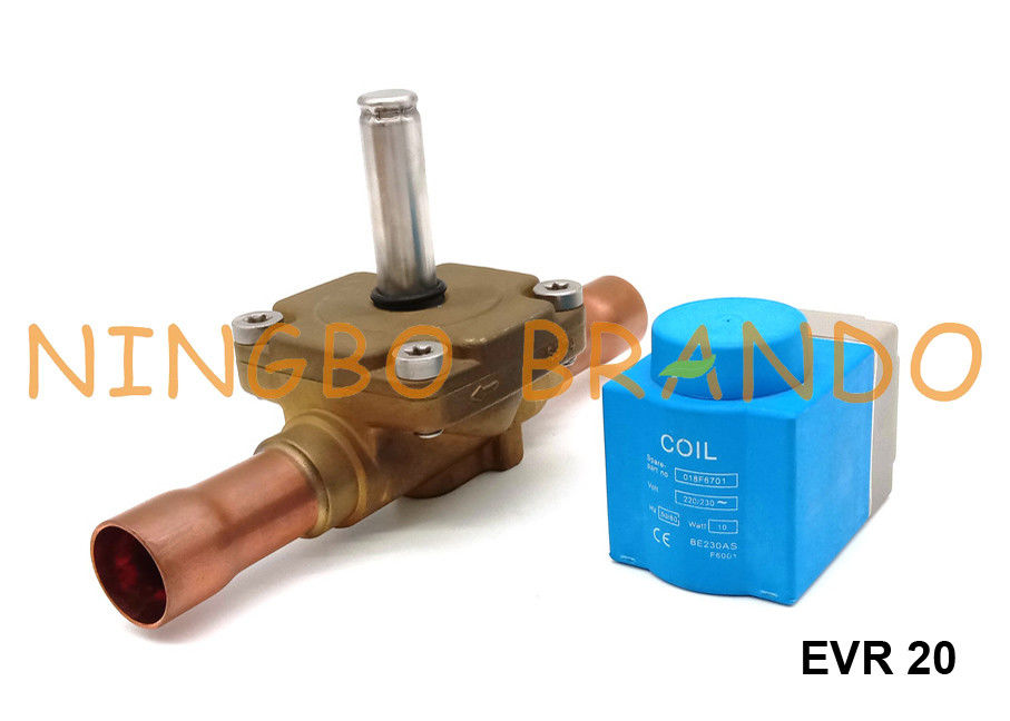 Cieczowy zawór elektromagnetyczny do chłodnictwa Danfoss typ EVR 20 NC 7/8 '' 032L1240