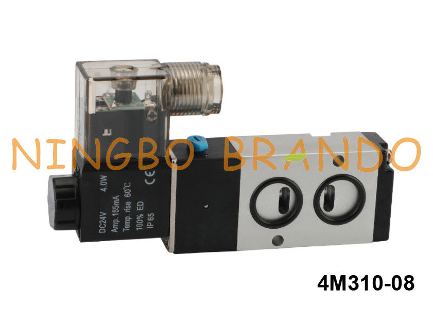 4M310-08 Airtac Typ 5-drożny 2-pozycyjny zawór elektromagnetyczny Namur