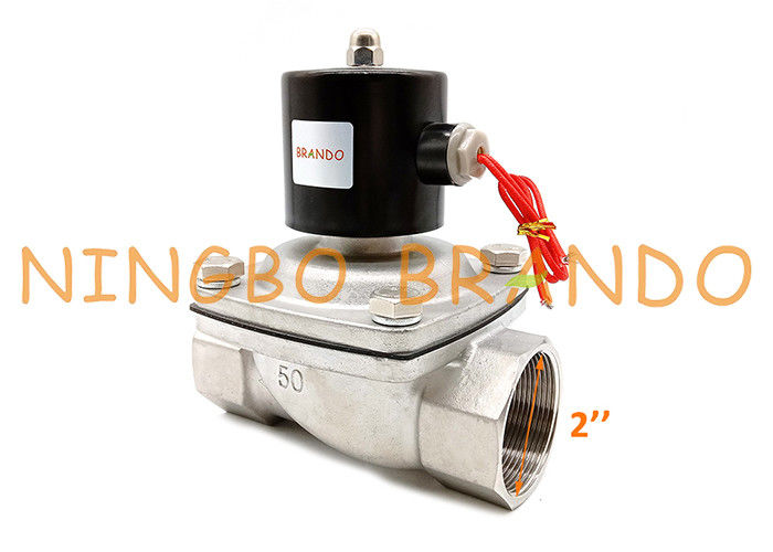 2S500-50 SUW-50 2/2-drogowy zawór elektromagnetyczny z kontrolą przepływu 2 '' SS304