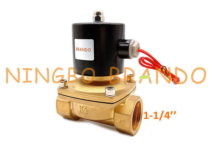 UW-35 2W350-35 1-1/4 cala mosiężny zawór elektromagnetyczny sterujący przepływem