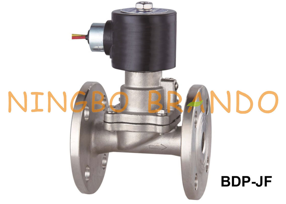 1-1/4 &amp;#39;&amp;#39; 1-1/2 &amp;#39;&amp;#39; 2 &amp;#39;&amp;#39; Kołnierzowy zawór elektromagnetyczny wysokiego ciśnienia SS304 30 bar