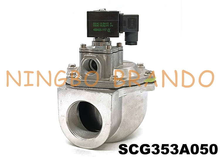 SCG353A050 2-calowy zawór pulsacyjny typu ASCO Gwintowana membrana elektromagnetyczna serii 353
