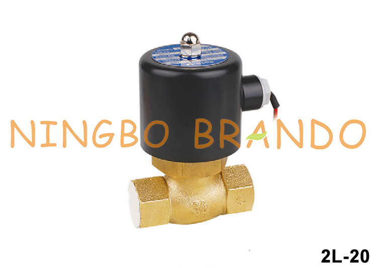 2L-20 US-20 3/4 '' mosiężny zawór elektromagnetyczny pary 12V 24V 110V 220V
