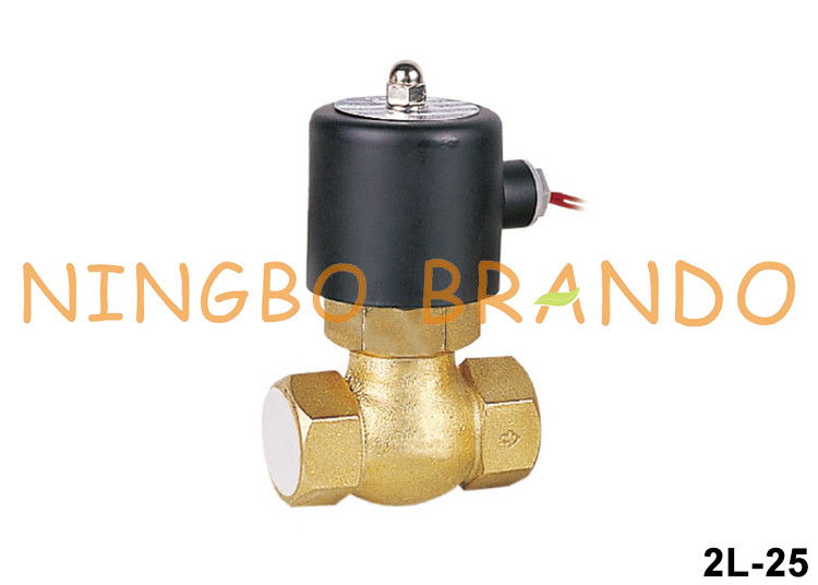 2L-25 US-25 1 &#39;&#39; DN25 mosiężny zawór elektromagnetyczny do pary 24V 220V