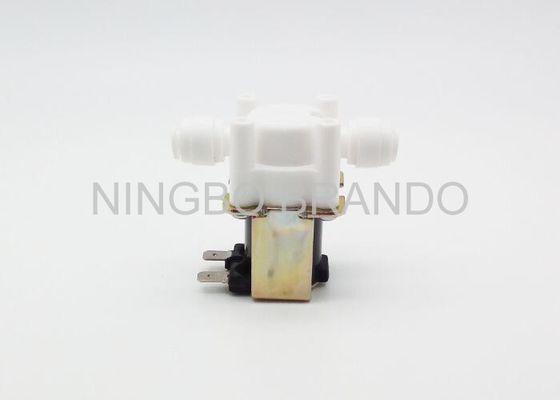 Fast Fitting PP POM DC 24V RO Solenoid Valve For Purifier System 0 - 100°C Working Temp
