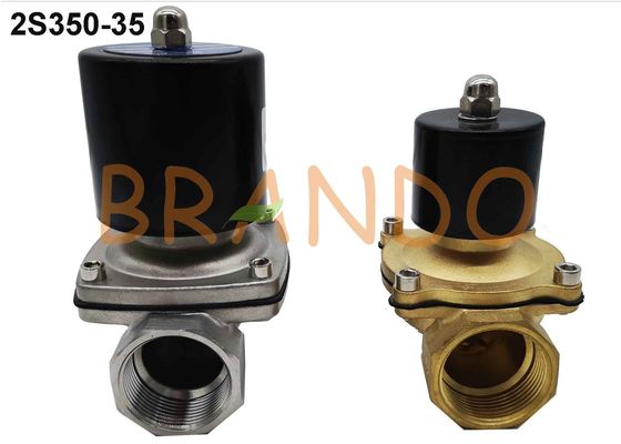 G 1-1/4'' Internal Threaded Water Solenoid Valve 2S350-35 AC 220V / DC 24V