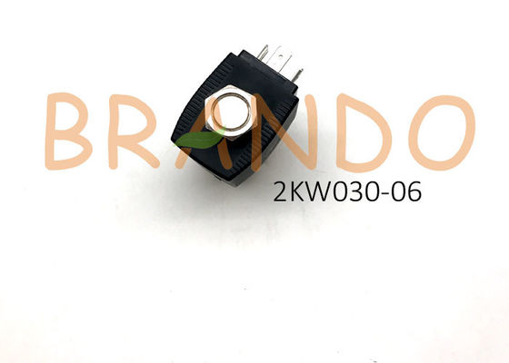 DC24V 2 / 2 Way Direct Acting Normally Opened Fluid Control Valve 2KW030 - 06 With Port Size 1 / 8 " For Steam Oil Water