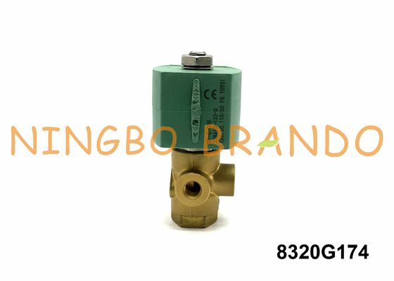120VAC/60Hz 110VAC/50Hz ASCO Type 1/4" NPT 8320G174 3 Way Quick Exhaust Solenoid Valve