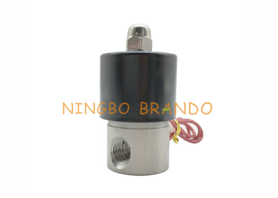 2S025-08 SUS-8 1/4" Inch Normally Closed 2/2 Way Direct Acting Stainless Steel Solenoid Valve For Water Gas Oil