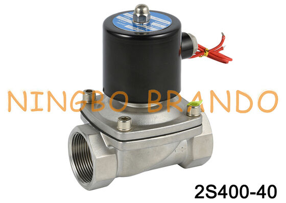 2S400-40 SUW-40 1-1/2'' 1,5'' calowy zawór elektromagnetyczny ze stali nierdzewnej NC