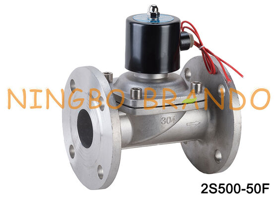 DN50 Flanka 2S500-50 2/2 Way NC Stainless Steel Solenoid Valve