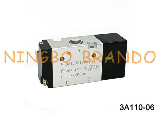 Pneumatyczny zawór sterujący typu AIRTAC 3A110-06 1/8'' 3-drogowy zawór pilotowany powietrzem