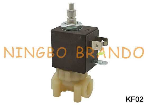 1/8 '' 3-drożny bezpieczny ekspres do kawy NC klasy spożywczej Plastikowy zawór elektromagnetyczny KF02