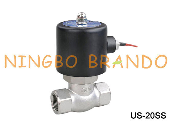 Zawór elektromagnetyczny pary 3/4'' ze stali nierdzewnej UNI-D Typ US-20 24VDC 220VAC