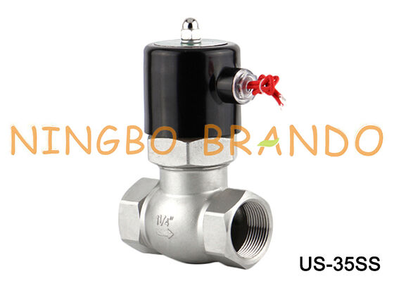 Zawór elektromagnetyczny pary US-35 2L-35 1-1/4 '' zawór elektromagnetyczny ze stali nierdzewnej 24 V 220 V