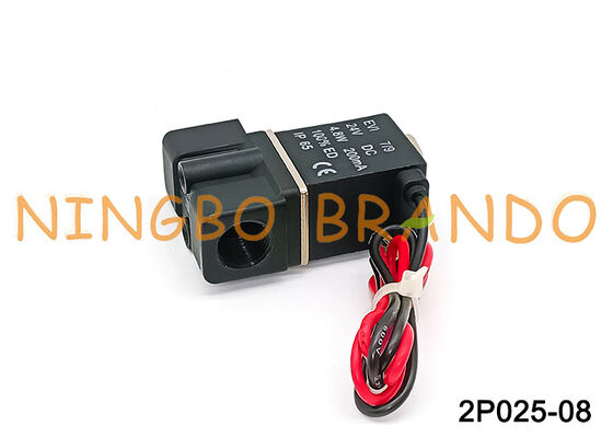 2P025 Zawór elektromagnetyczny 1/4 cala Normalnie zamknięty Zawór elektromagnetyczny 2,5 mm 24 V DC