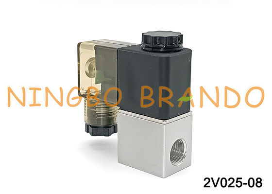 2V025-08 Pneumatyczny zawór elektromagnetyczny 24 V DC 2/2 1/4 cala
