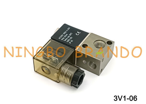 Elektryczny pneumatyczny zawór elektromagnetyczny 3V1-06 12VDC 24VDC 110VAC 220VAC