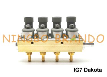RAIL Typ IG7 Dakota Navajo Szyna wtryskiwacza 2 Ohm 4 Cylinder Aluminiowy korpus na LPG CNG