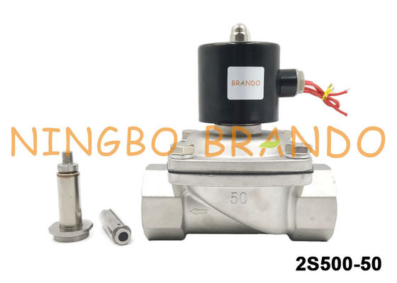 UNI-D Type SUW-50 G2 `` Zawór elektromagnetyczny ze stali nierdzewnej do uzdatniania wody DC24V AC220V