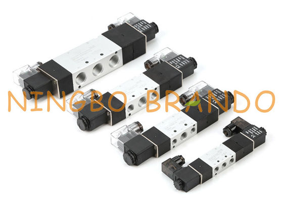 Pneumatyczny podwójny zawór elektromagnetyczny 5/3 Way 5 Way 3 Position