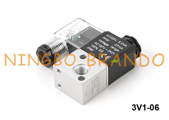3V1-06 Pneumatyczny zawór elektromagnetyczny typu Airtac 3/2 Way DC24V