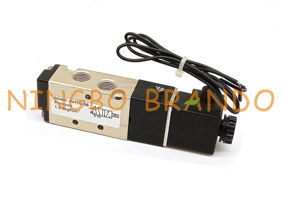 AC220V DC 24V 4V110-06 100 Serii 1/8 `` calowy pneumatyczny zawór elektromagnetyczny