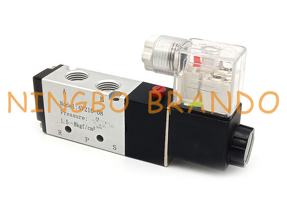 4V210-08 1/4 `` calowy 5/2 drogowy pneumatyczny zawór elektromagnetyczny sterowania