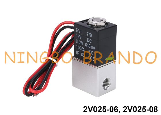 Airtac typu 2/2-drogowy elektromagnetyczny zawór powietrza 2V025-06 2V025-08 24V 220V