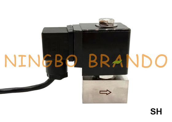 Zawór elektromagnetyczny wysokiego ciśnienia 300 bar ze stali nierdzewnej 1/4 ''3/8'' 24V 110V 220V